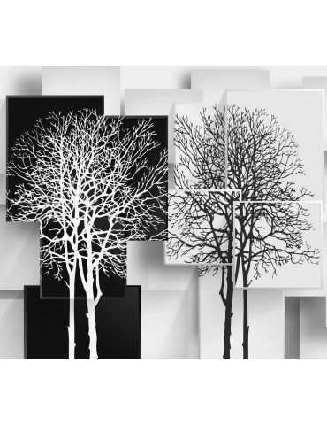 Фотообои 3D "Деревья в стиле Модерн", песок, 3х2,7м