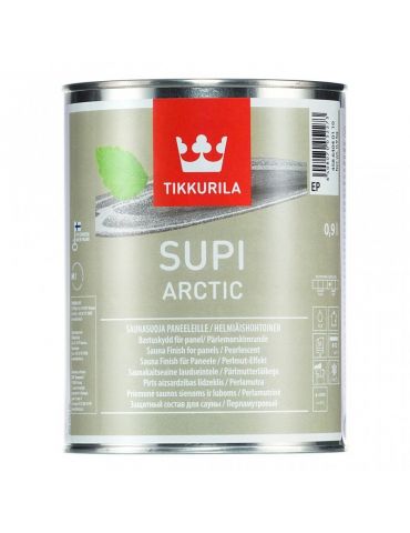 Защитный состав для сауны Tikkurila Supi Arctic, 0,9л, перламутровый