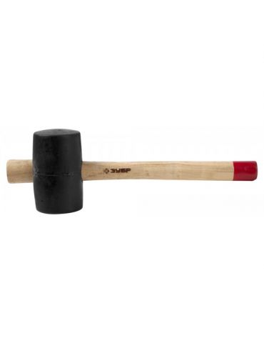 Киянка Зубр резиновая, с деревянной ручкой, 340 г, 55мм