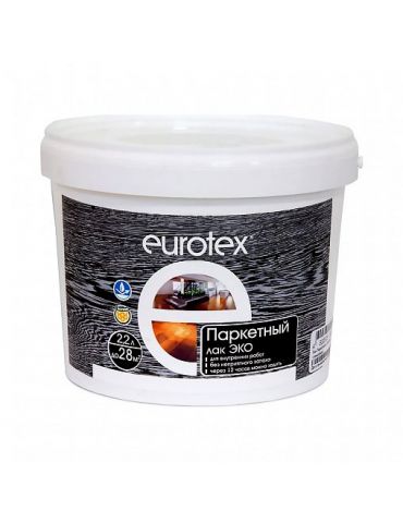 Лак паркетный EUROTEX эко глянцевый, 2,2л