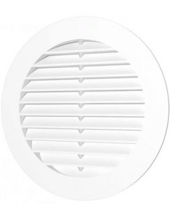 Решетка вентиляционная ЭРА круглая, D-100мм, пластик