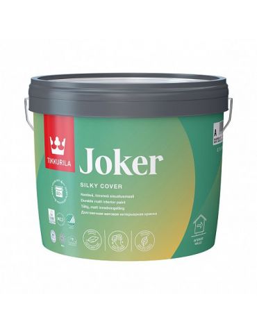 Краска Tikkurila Joker интерьерная моющаяся, подходит для аллергиков, 2,7л, матовая