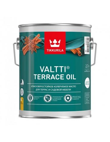 Масло для террас Tikkurila Valtti Terrace Oil, 2,7л