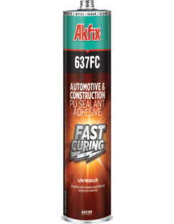 Герметик Akfix 637FC полиуретановый быстросохнущий, 310 мл, серый