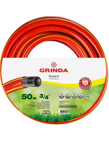 Шланг "Grinda Expert" 3/4", 35 атмосфер, 3-х слойный, 50м