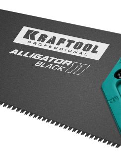 Ножовка Kraftool, Alligator Black, 11 TPI 3D, 500мм