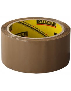 Лента Stayer Master клеящая, коричневая, 45мк, 60м