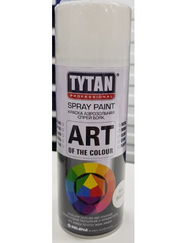Краска аэрозольная TYTAN, 400 мл, RAL9003М, белая матовая