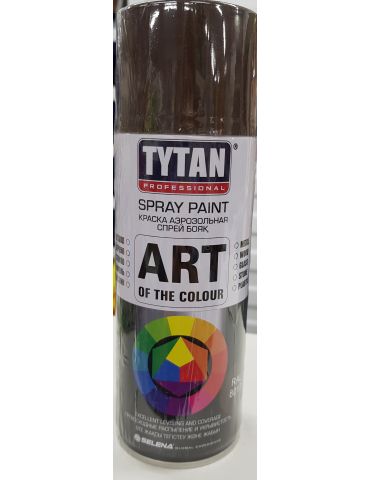 Краска аэрозольная TYTAN, 400 мл, RAL8017, коричневая