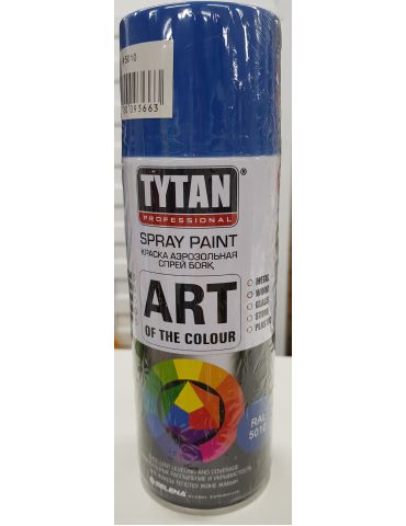 Краска аэрозольная TYTAN, 400 мл, RAL5010, синяя