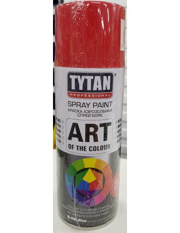 Краска аэрозольная TYTAN, 400 мл, RAL3020, красная